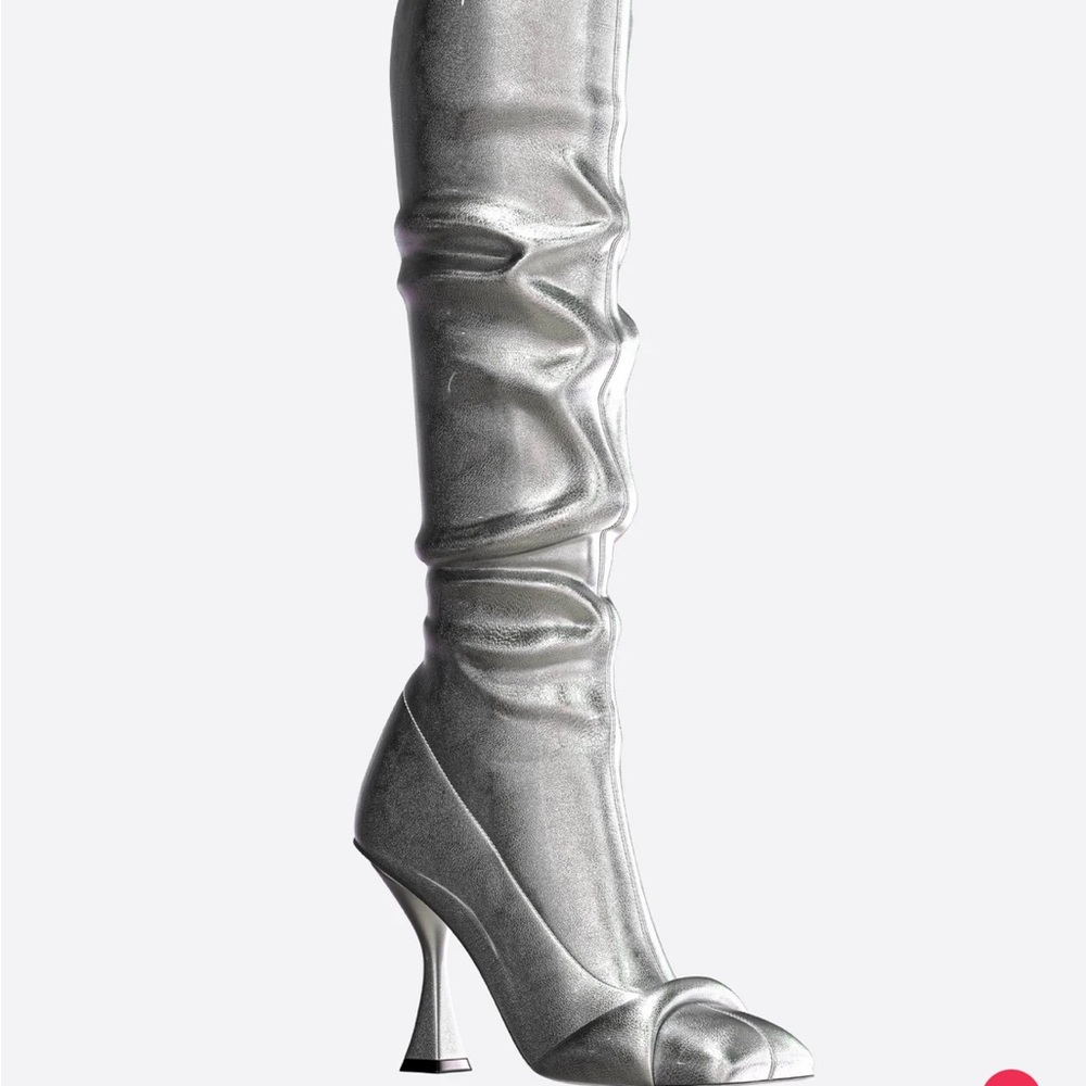 Hanifa Zoe Boots Metallic